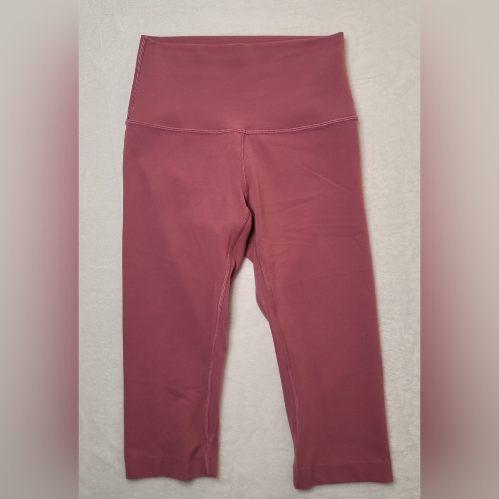 Lululemon Align Crop Size 4 16" Inseam Moss Rose? W6AS8S Legging High Rise Nulu